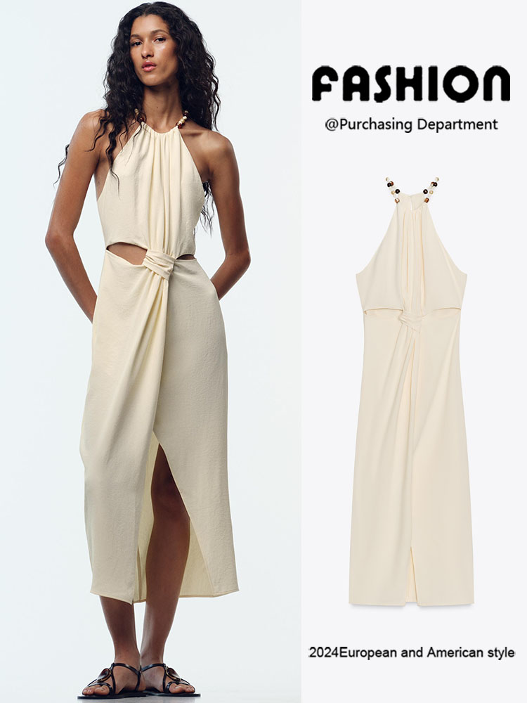 Ethnic Fashion For Ladies - Fashionable Midi Dress ZA2025 Summer New
