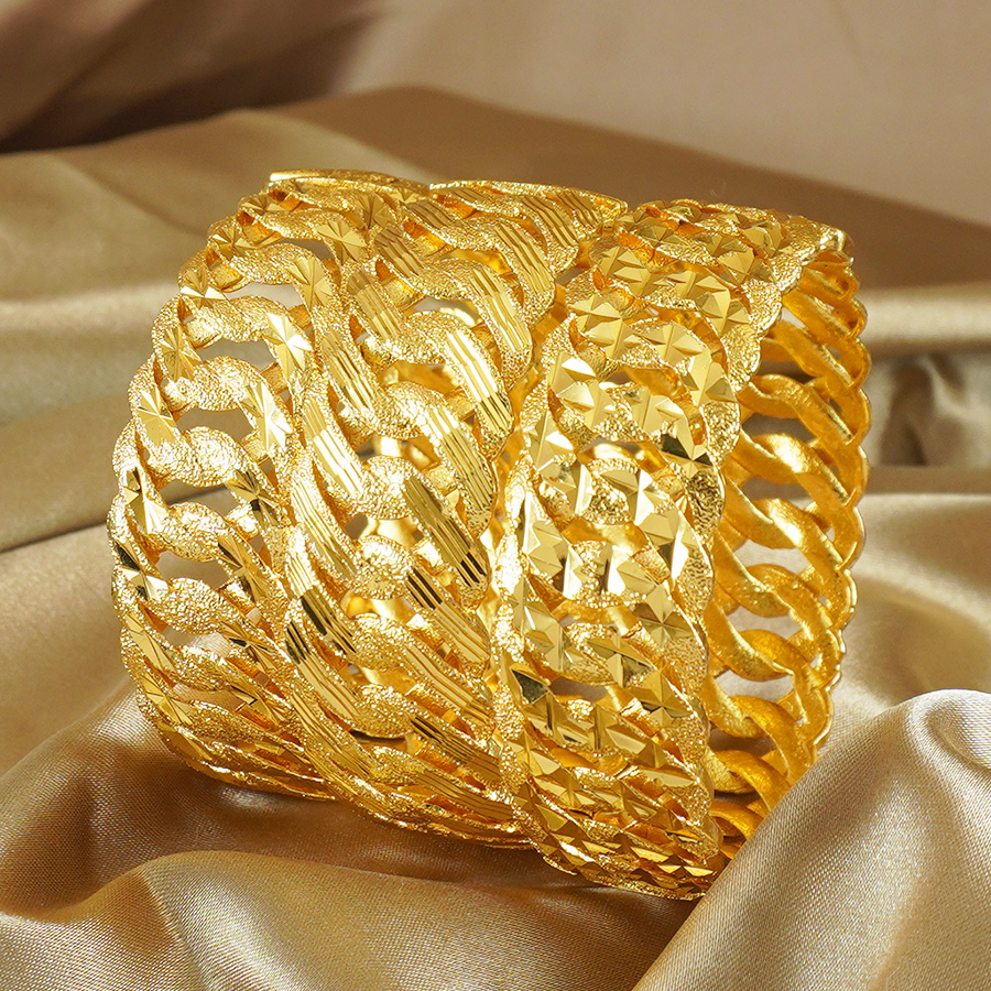Ethnic Fashion In Dubai - Middle Eastern retro openable Cuban bracelet