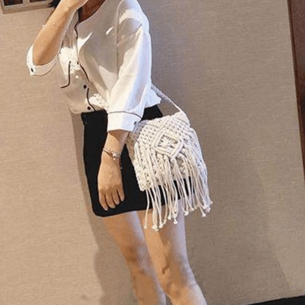 Ethnic Fashion For Ladies - Fashion Ethnic Style Woven Straw Bag