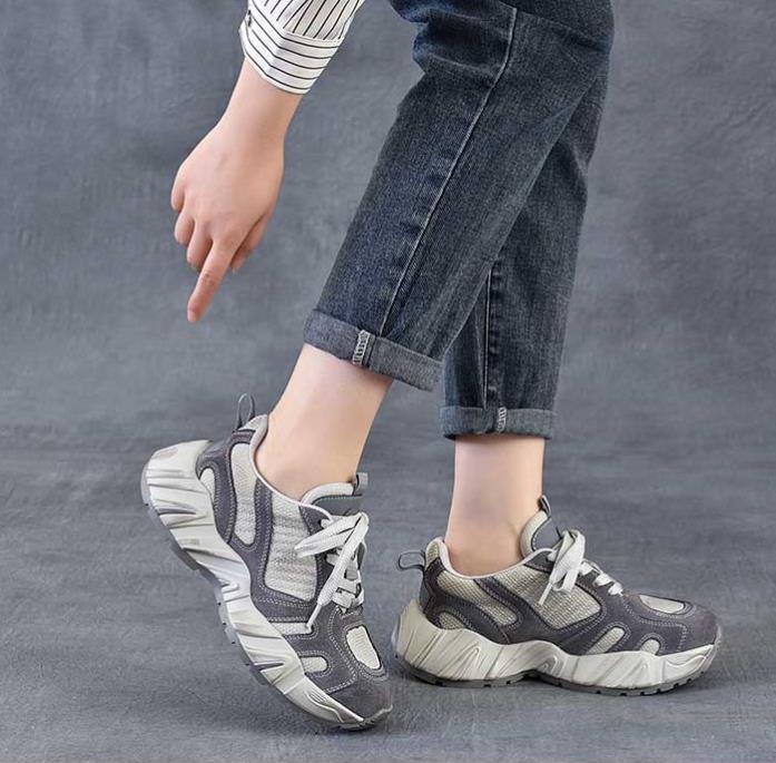 4.5cm Air Mesh Suede Genuine L - Ethnic Fashion In ulasan dan harga