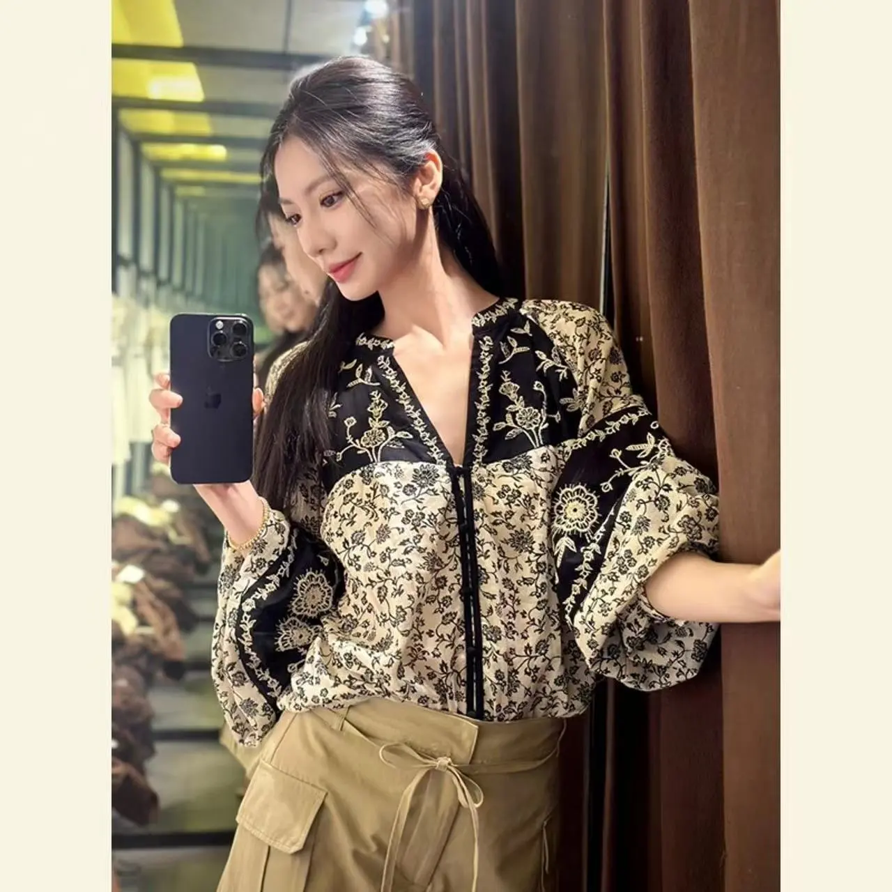 2026 Early Autumn Top Fashion  - Ethnic Fashion For Ladies ulasan dan harga