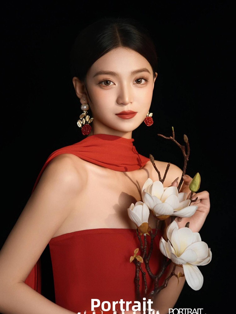 Red Retro Chinese Style Dress  - Ethnic Fashion Dress ulasan dan harga