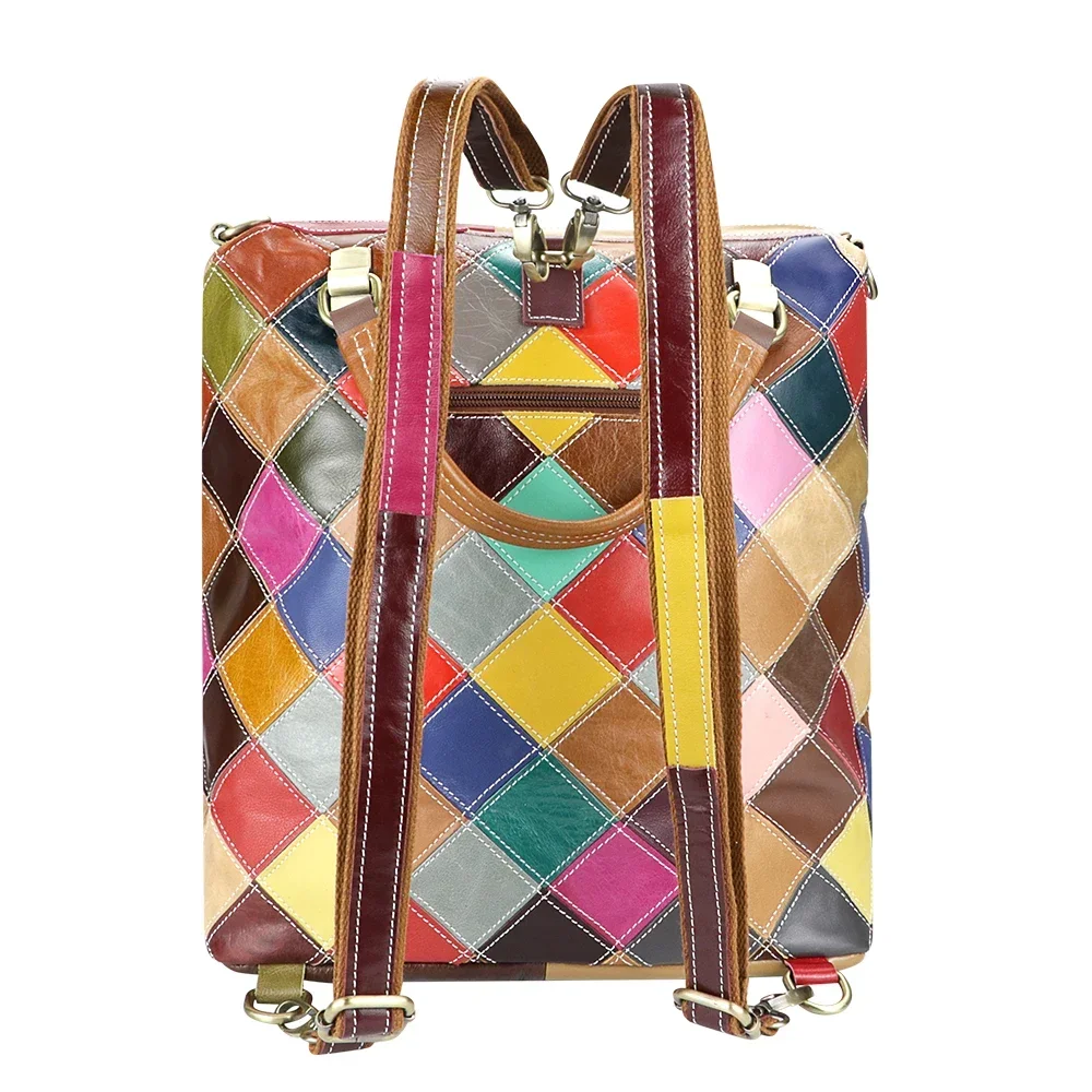 Luxury Genuine Leather Backpac - Urban Ethnic Fashion ulasan dan harga