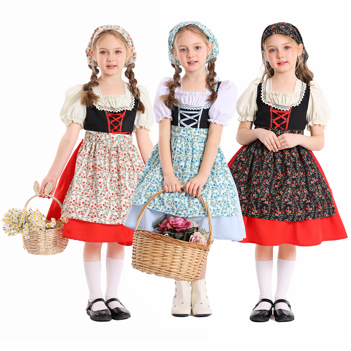 Children's Bavarian Farmhouse  - Ethnic Fashion Dress ulasan dan harga
