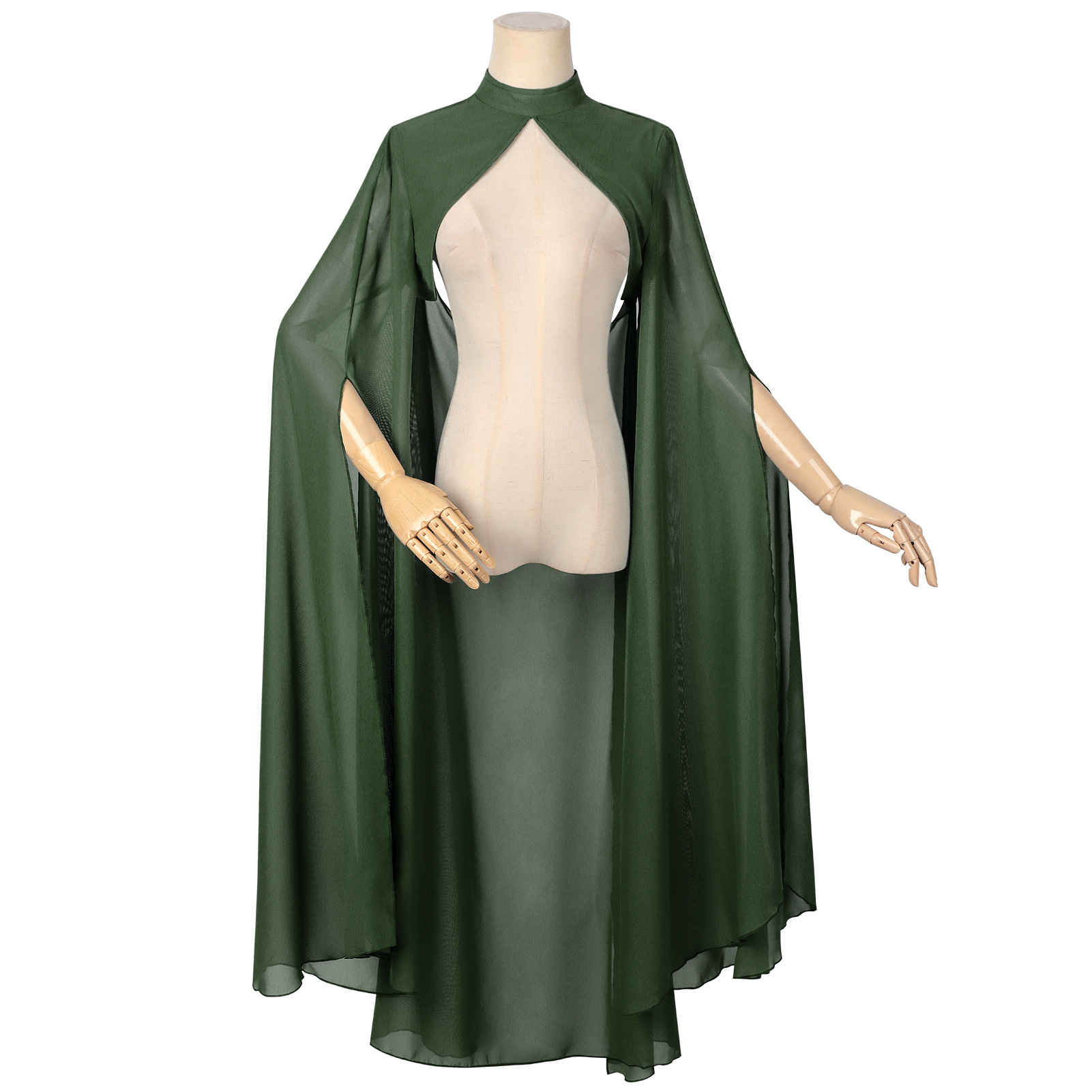 Ladies Green Chiffon Shawl Got - Ethnic Fashion For Ladies ulasan dan harga