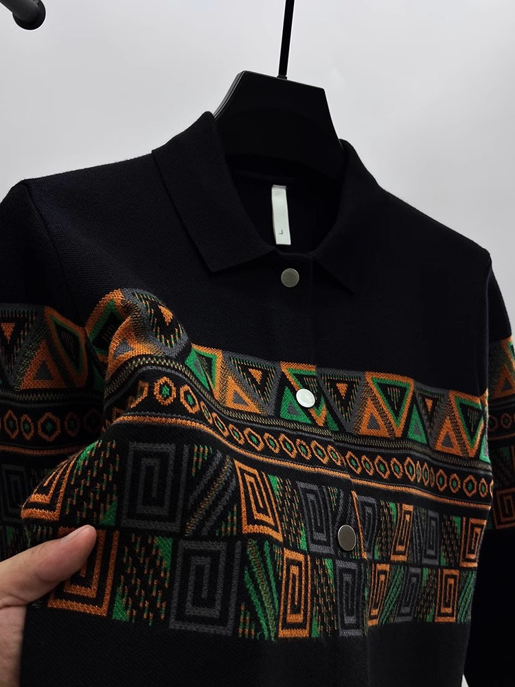 Fashionable Men's Knitted Card - Urban Ethnic Fashion ulasan dan harga