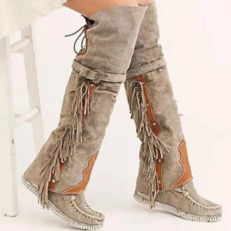 Fashion Bohemia Knee-length Wo - Ethnic Fashion In ulasan dan harga