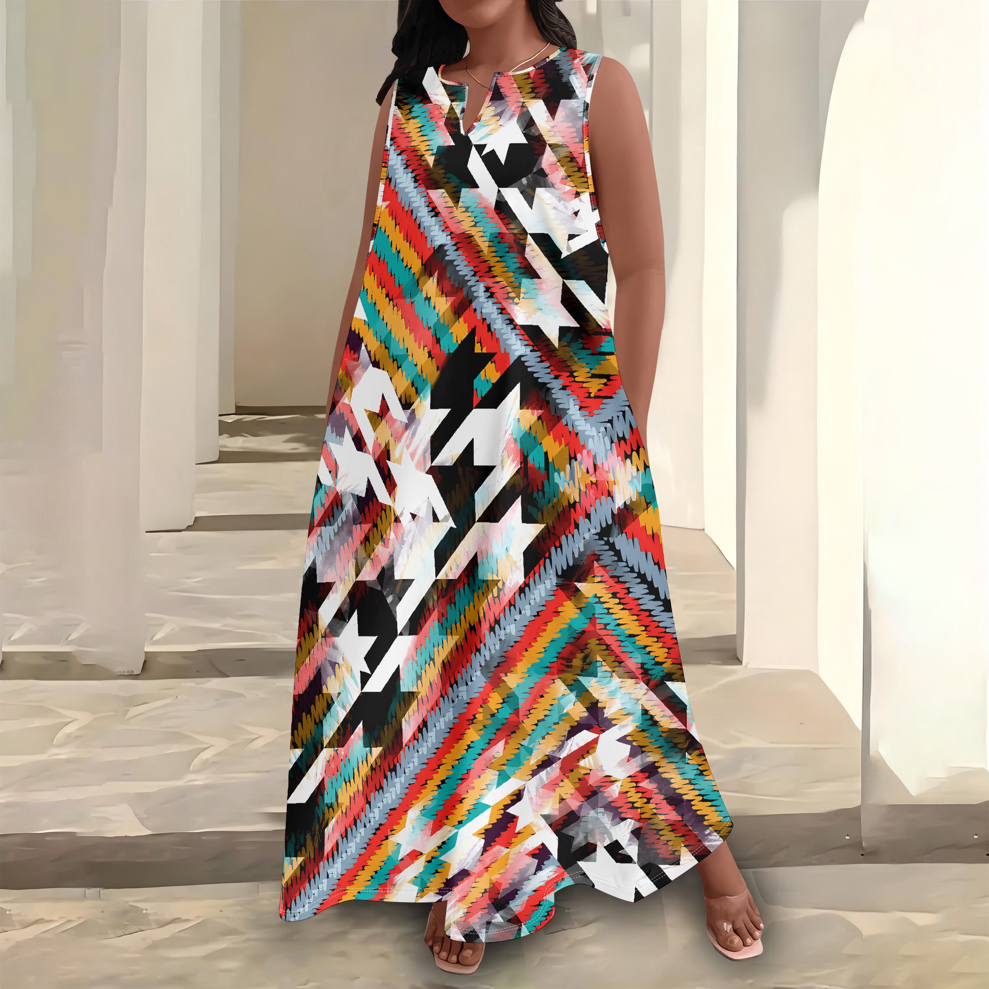 Plus Size Women's  Summerl Fas - Ethnic Fashion Dress ulasan dan harga