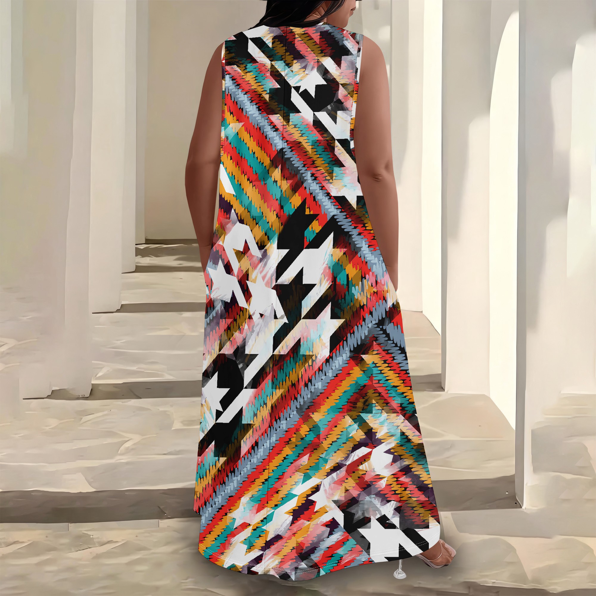 Plus Size Women's  Summerl Fas - Ethnic Fashion Dress ulasan dan harga