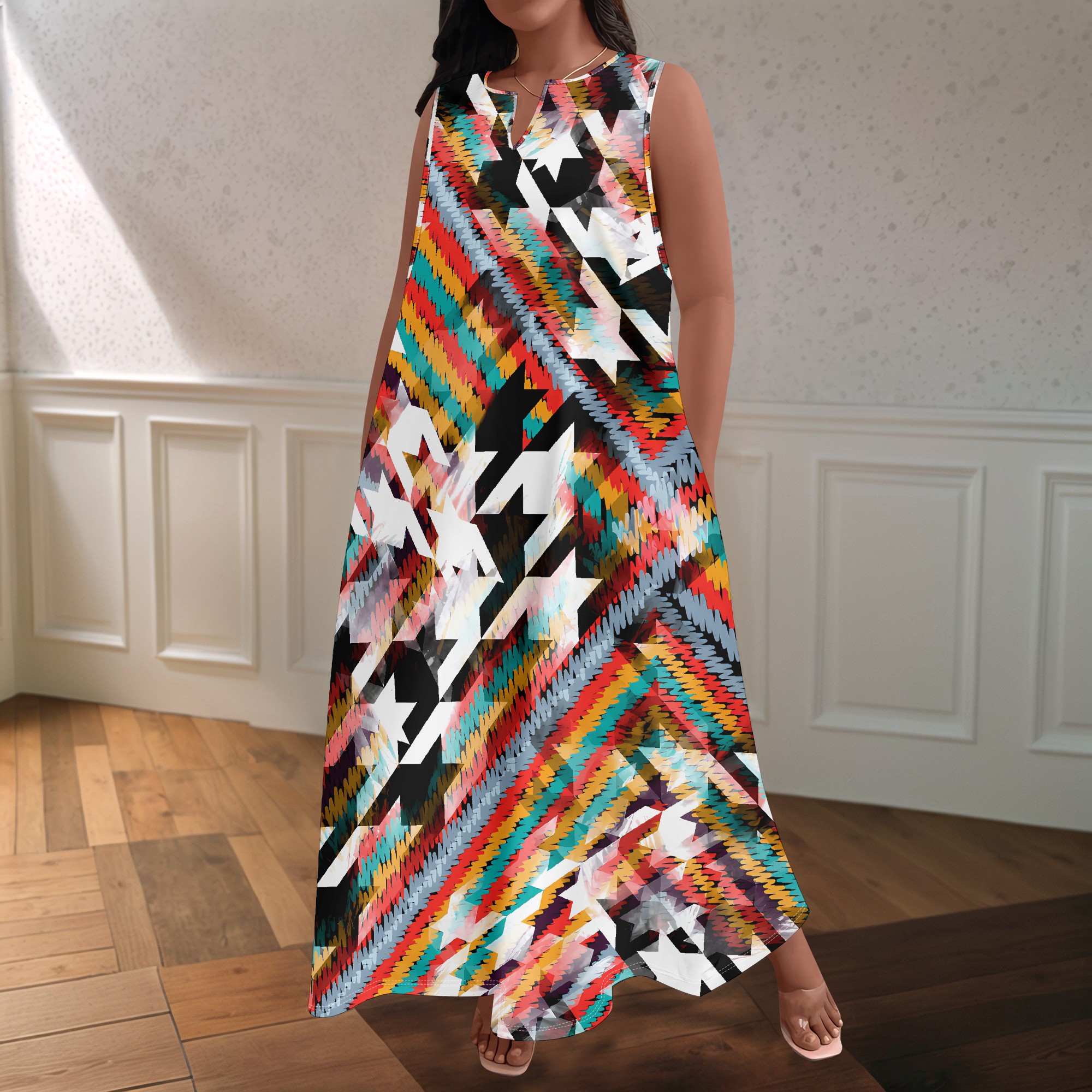 Plus Size Women's  Summerl Fas - Ethnic Fashion Dress ulasan dan harga