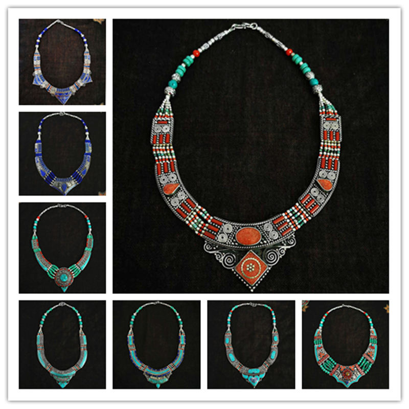 BOHO Vintage Necklaces Collect - Ethnic Fashion Com ulasan dan harga