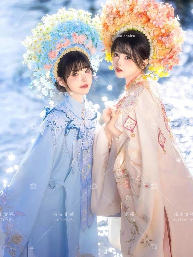 Xunpu Girl's Ming Dynasty Hanf - Ethnic Fashion For Ladies ulasan dan harga
