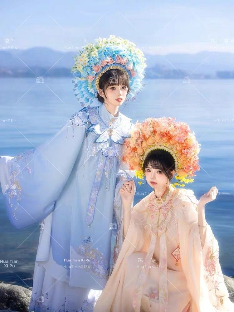 Xunpu Girl's Ming Dynasty Hanf - Ethnic Fashion For Ladies ulasan dan harga