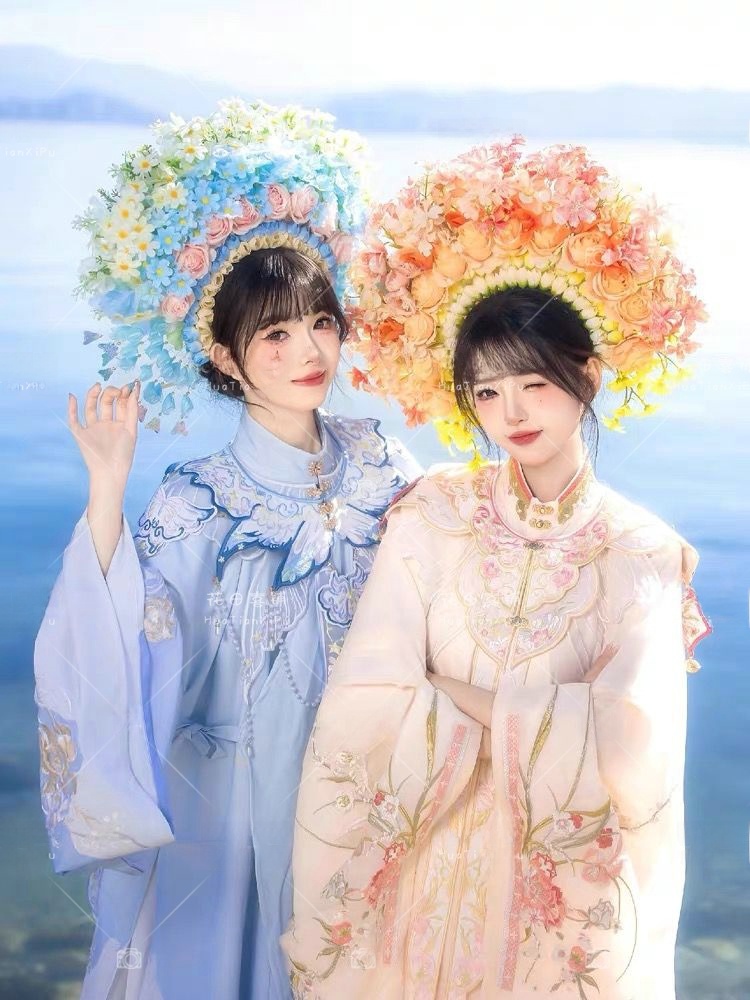 Xunpu Girl's Ming Dynasty Hanf - Ethnic Fashion For Ladies ulasan dan harga