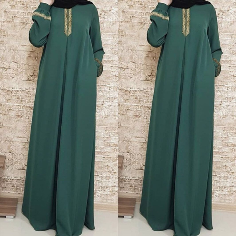 Muslim Ethnic Style Print Abay - Ethnic Fashion In Dubai ulasan dan harga