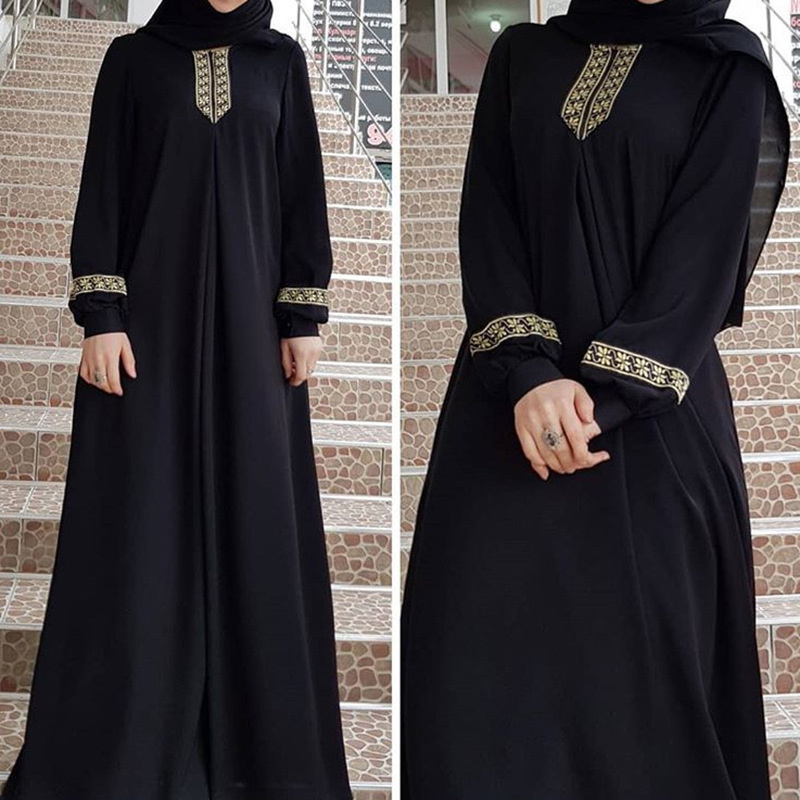 Muslim Ethnic Style Print Abay - Ethnic Fashion In Dubai ulasan dan harga