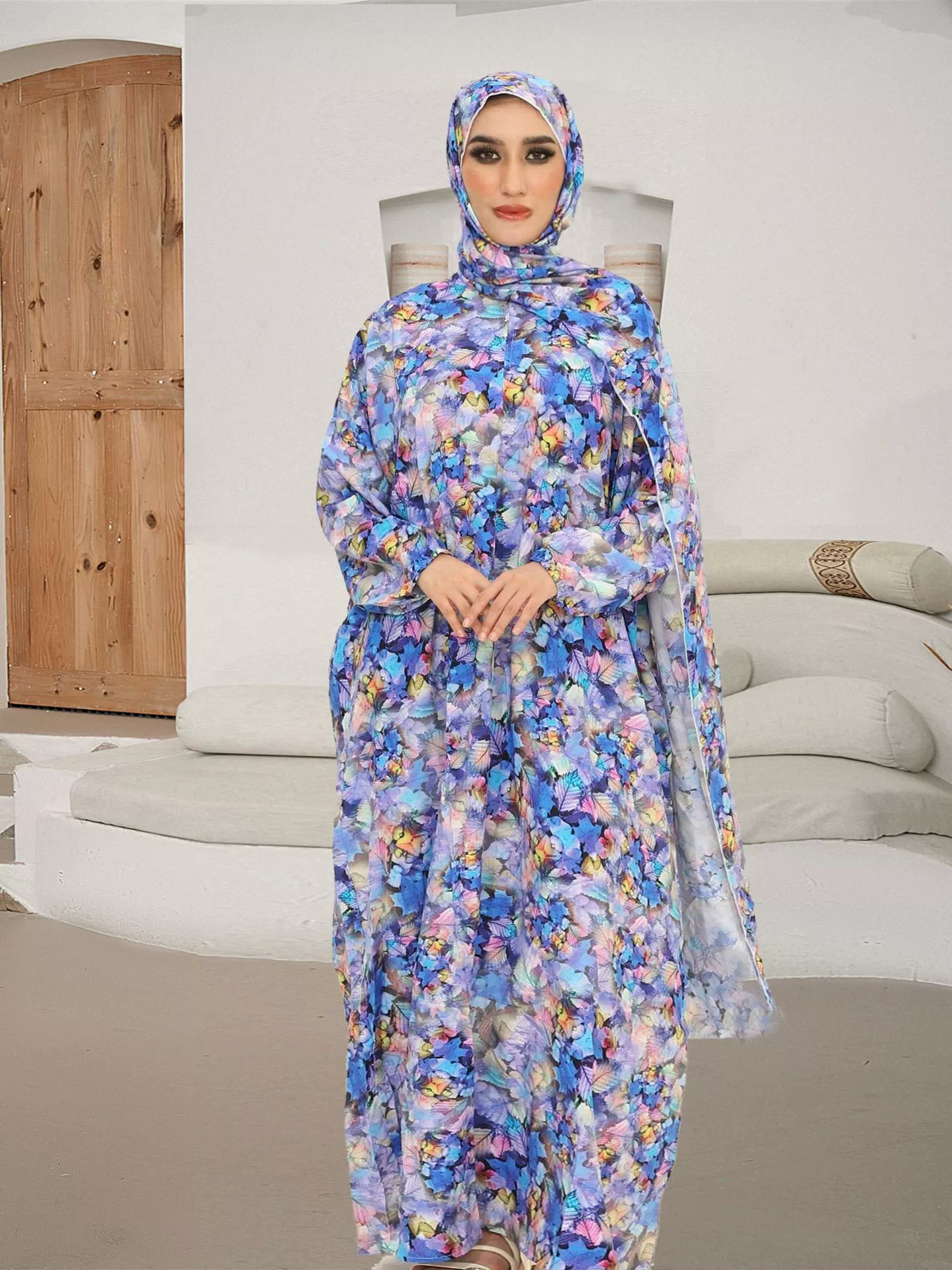New Dubai plus size women's cl - Ethnic Gown ulasan dan harga