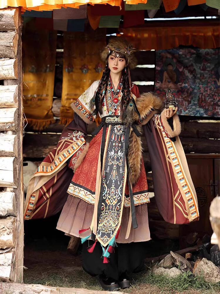 Ethnic Tibetan Style Embroider - Ethnic Clothing & Online Fashion Store Khaadi Uk ulasan dan harga