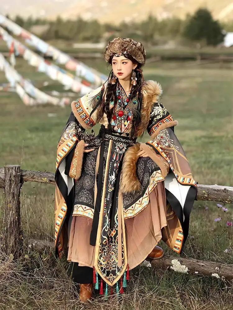 Ethnic Tibetan Style Embroider - Ethnic Clothing & Online Fashion Store Khaadi Uk ulasan dan harga