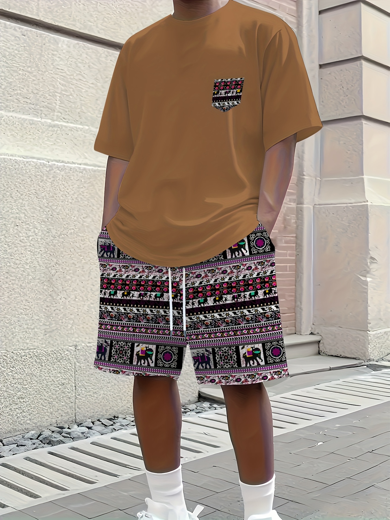 2026 Summer New Men's Short-Sl - Ethnic Fashion In ulasan dan harga