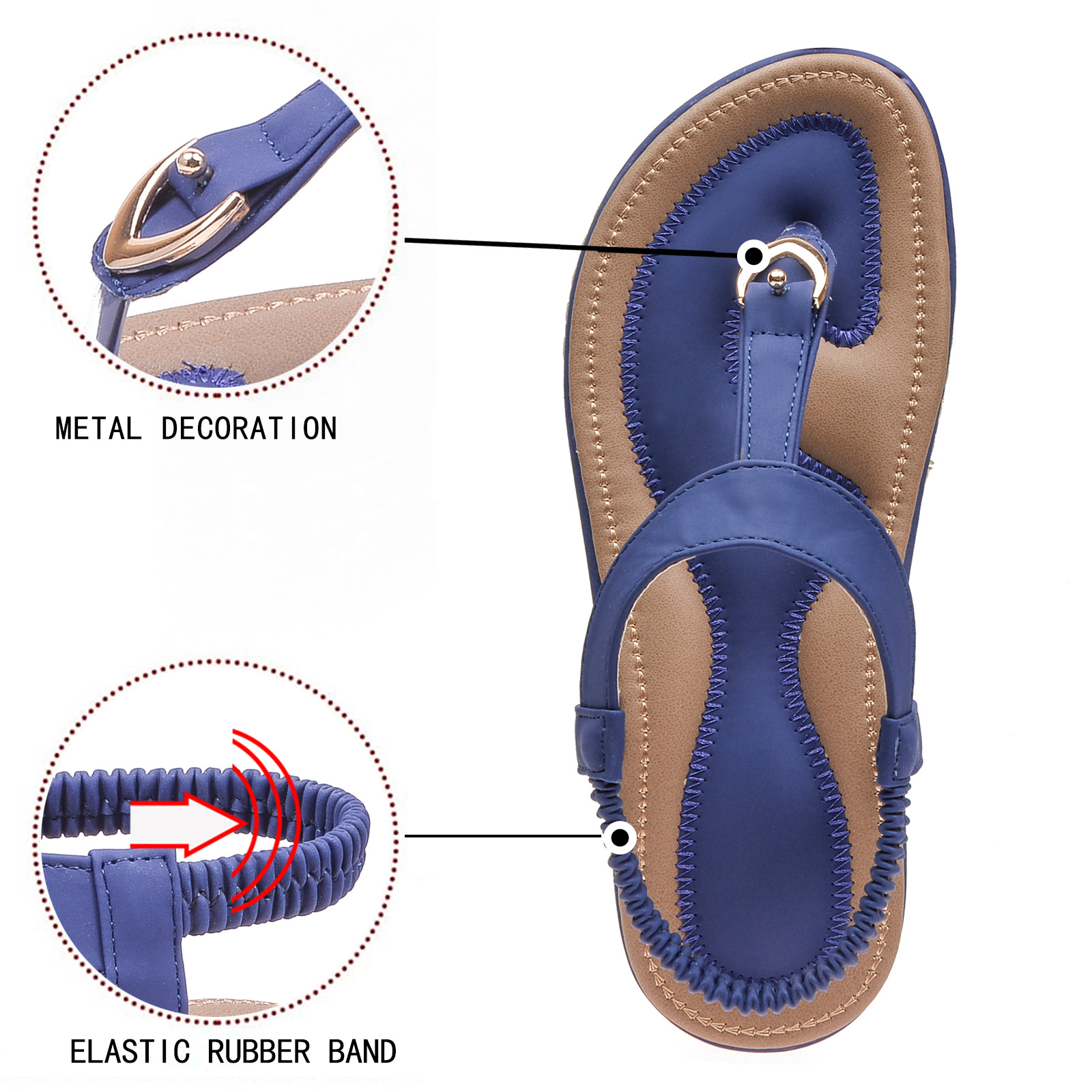 2026 Women Sandals Bohemia Cas - Ethnic Fashion In ulasan dan harga