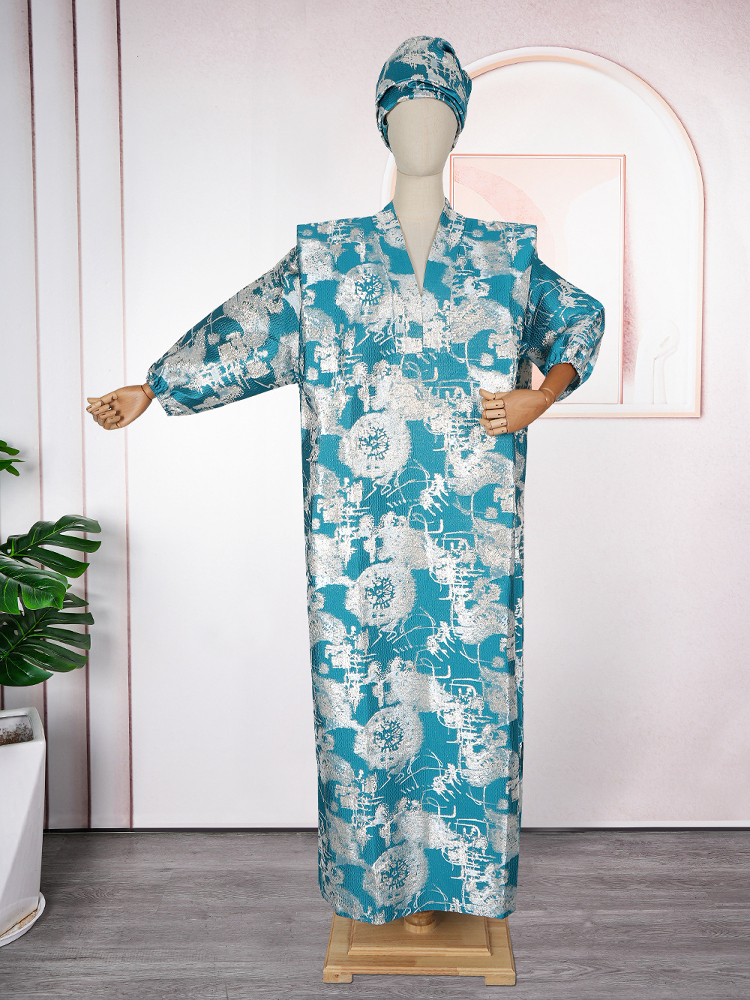 Loose Fit Shiny African Women' - Ethnic Gown ulasan dan harga