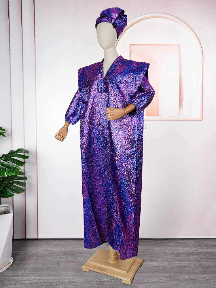 Loose Fit Shiny African Women' - Ethnic Gown ulasan dan harga