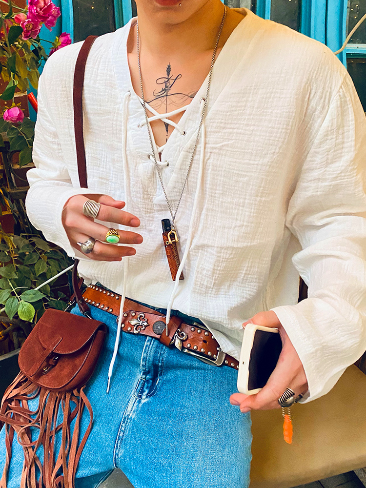 Buddybody Ethnic Loose V-Neck  - Urban Ethnic Fashion ulasan dan harga