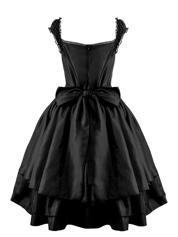 Black Lolita Dress Halloween C - Ethnic Gown ulasan dan harga