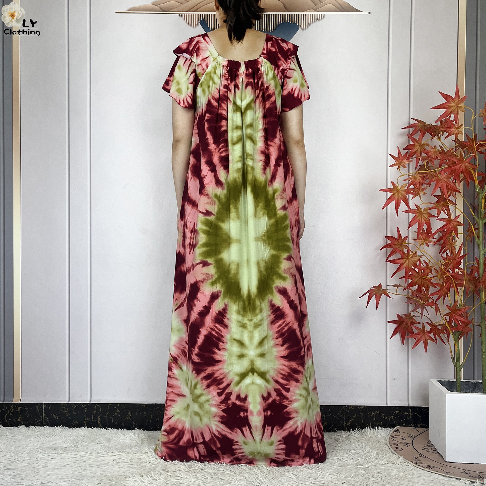 2025 Muslim Cotton Abayas Shor - Ethnic Gown ulasan dan harga