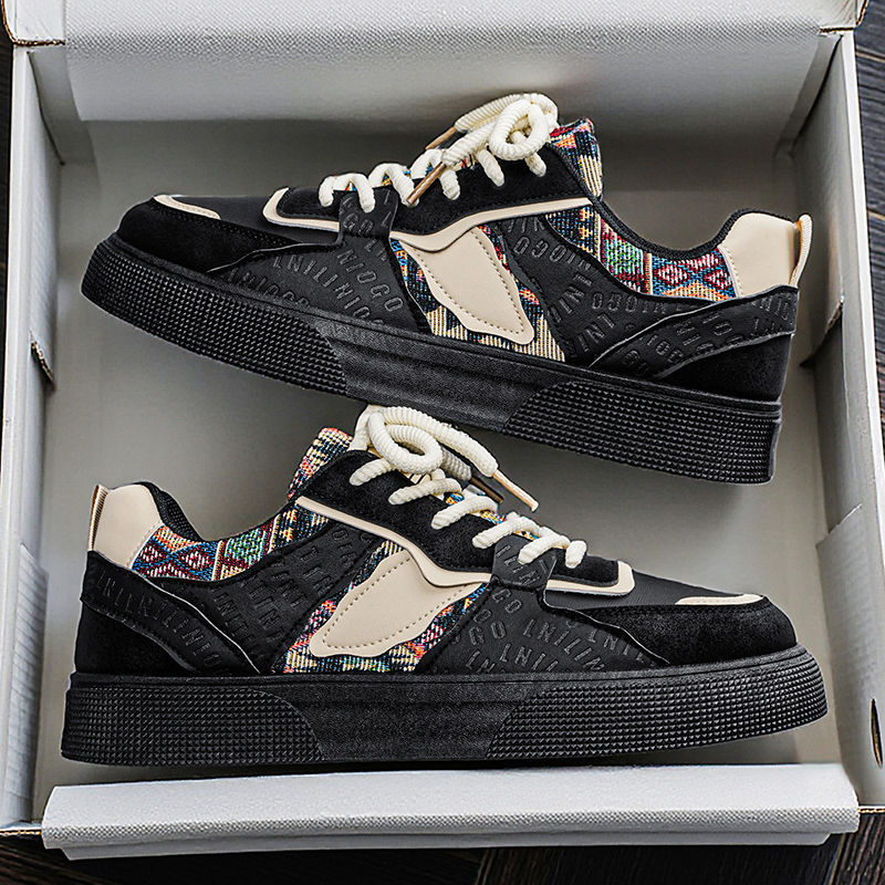 Men's Vintage Patchwork Platfo - Fashion Ethnic Wear For Men ulasan dan harga
