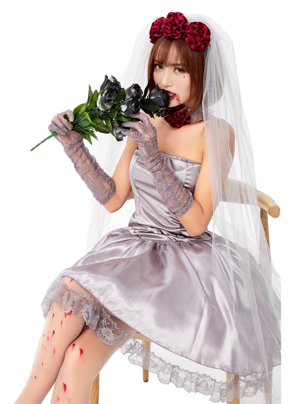 Halloween Adult  Cosplay Ghost - Ethnic Gown ulasan dan harga
