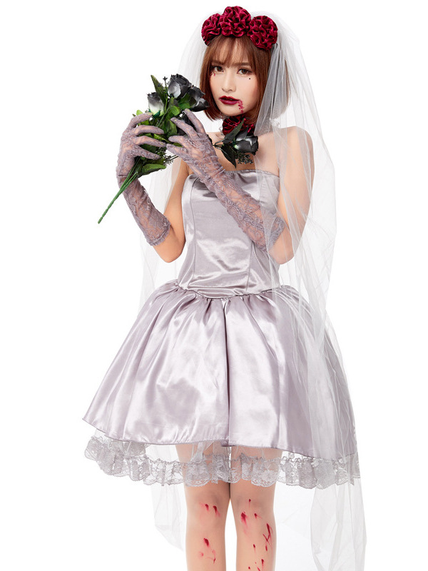 Halloween Adult  Cosplay Ghost - Ethnic Gown ulasan dan harga