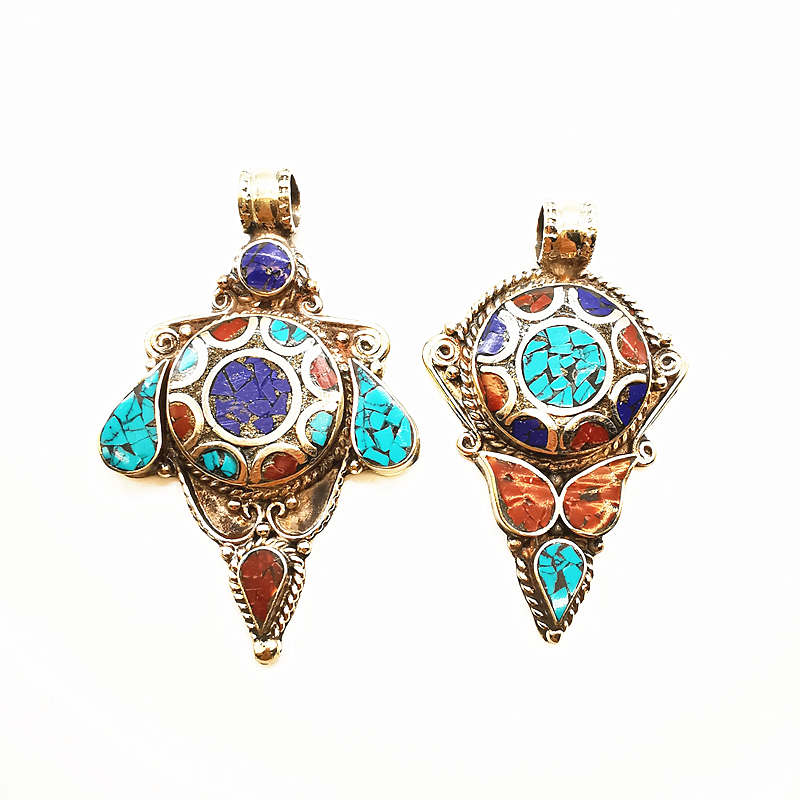 Nepal Hand Vintage Big Pendant - Ethnic Fashion Com ulasan dan harga