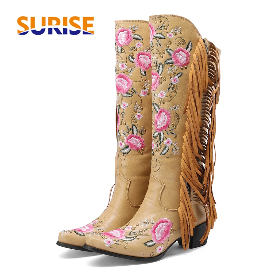 Fashion Embroidery Flower West - Ethnic Fashion In ulasan dan harga