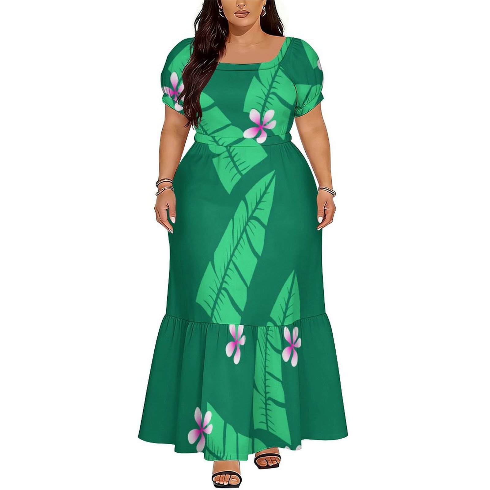 Comfortable Women's Short-Slee - Ethnic Gown ulasan dan harga