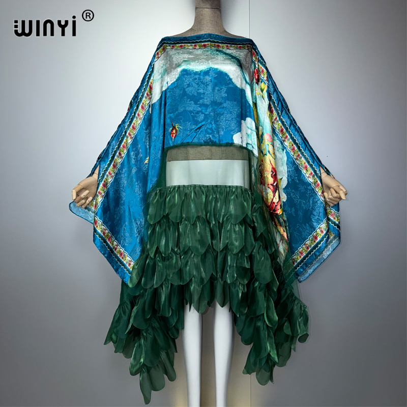 WINYI Boho beach Pleated slim  - Ethnic Fashion Dress ulasan dan harga